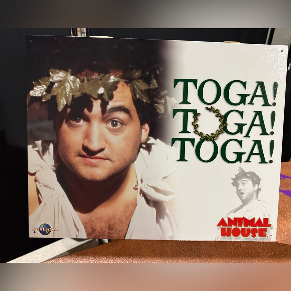 Animal house .. john belushi tin sign